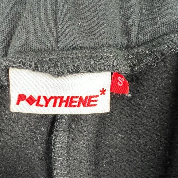POLYTHENE* OPTICS Logo Sweatpants, Black, Size Small, NWOT! - Picture 7 of 7
